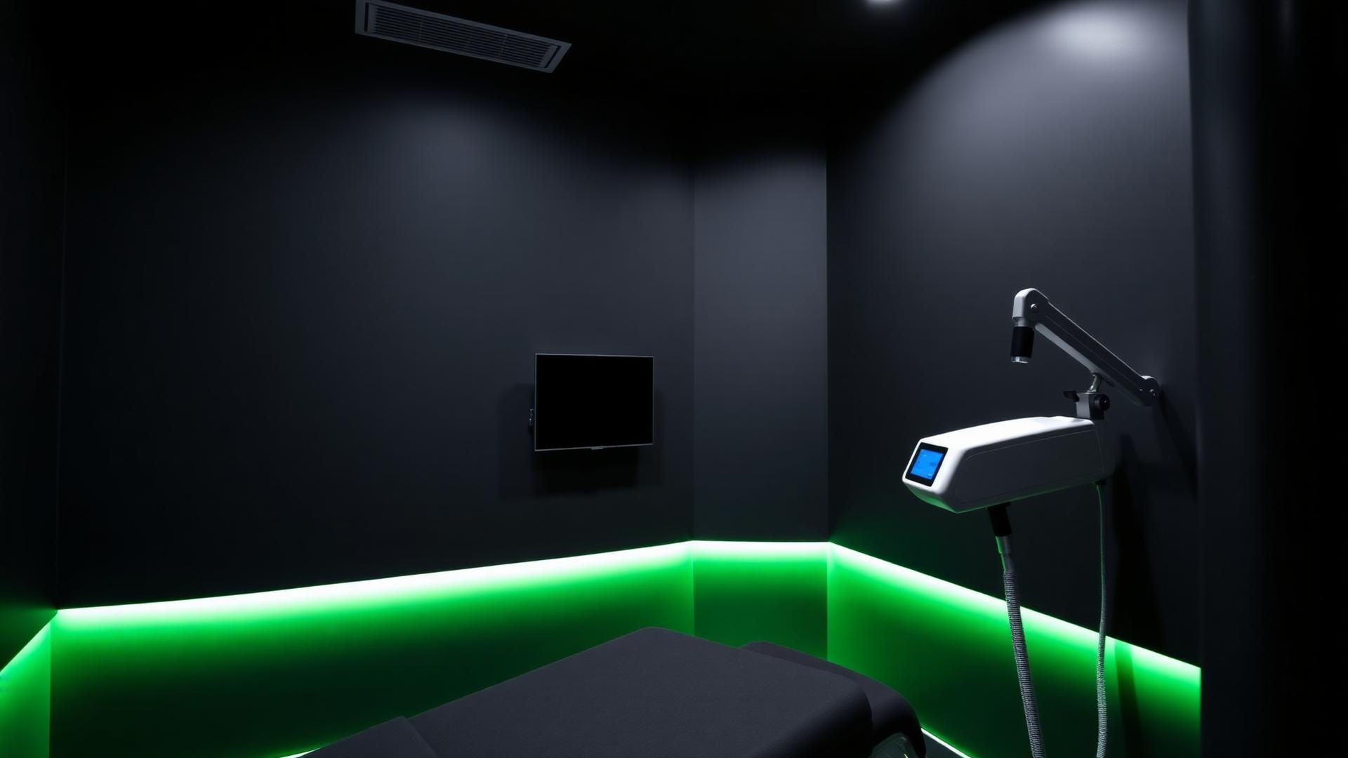 Behandelkamer met professionele laserapparatuur